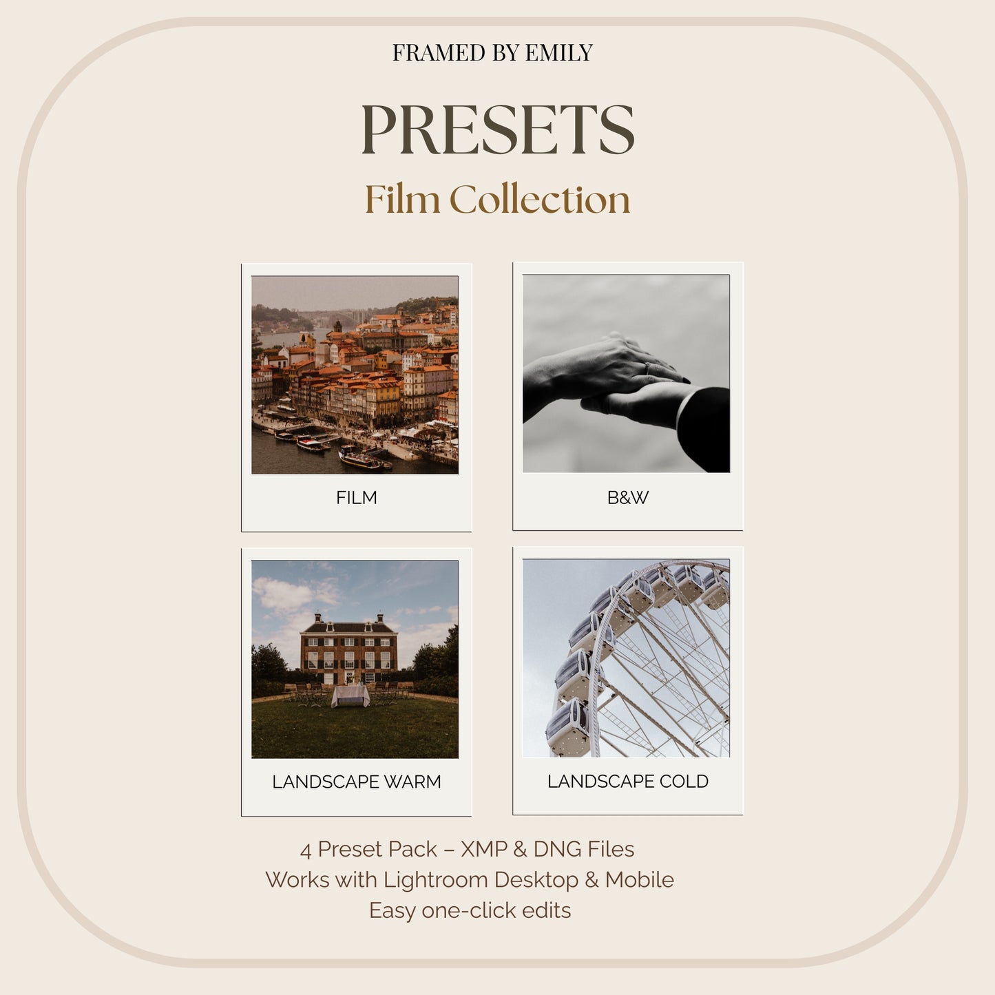 Presets Framed by Emily | Film Collection